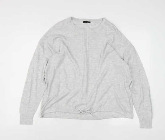 Roman Women's Grey Crew Neck Jumper Size 16