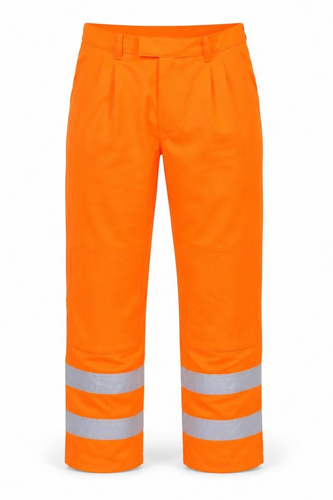 Arco Essentials Men's Orange Cargo Work Trousers, Size L