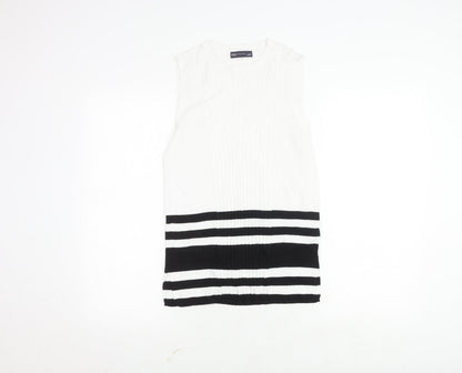 Marks & Spencer Women's Black White Sleeveless Top