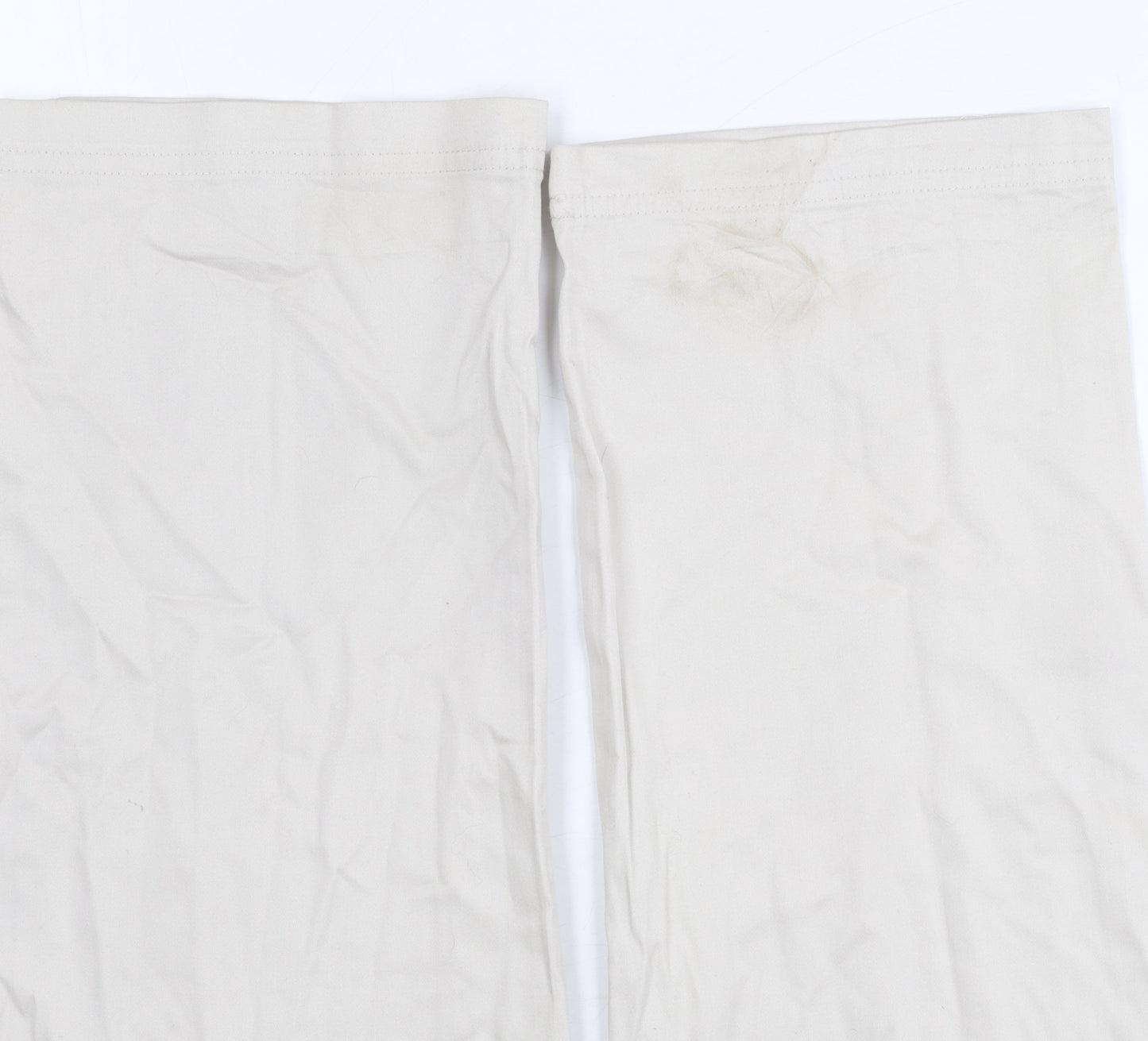 MNG Women's Beige Straight Trousers Size 14