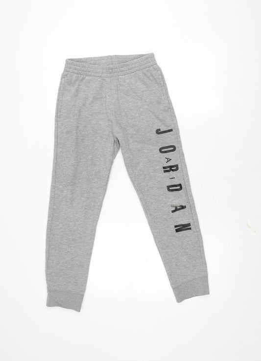 Jordan Boys Grey Jogger Trousers 10-12 Years