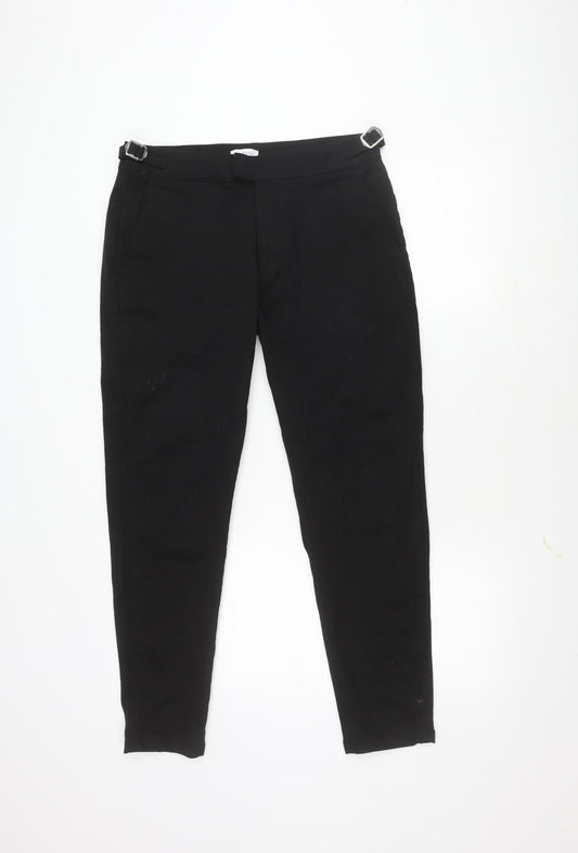 ARNE Women's Black Tapered Trousers M