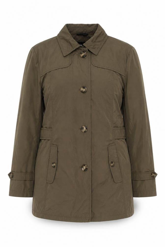 Gerry Weber Men's Green Coat Size 46 Belted