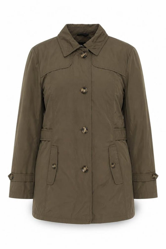Gerry Weber Men's Green Coat Size 46 Belted