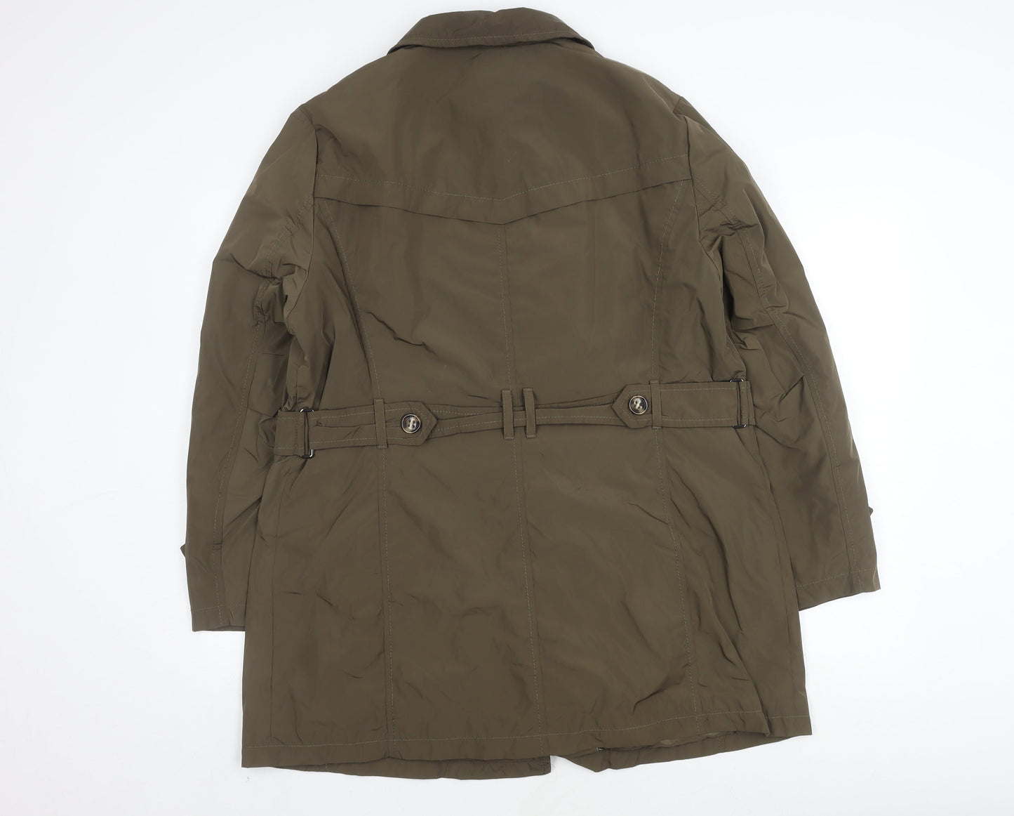 Gerry Weber Men's Green Coat Size 46 Belted