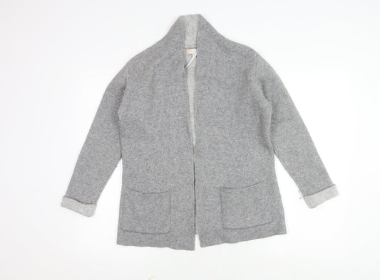 Benedetta B. Women's Grey Cardigan Size S Merino Wool Blend