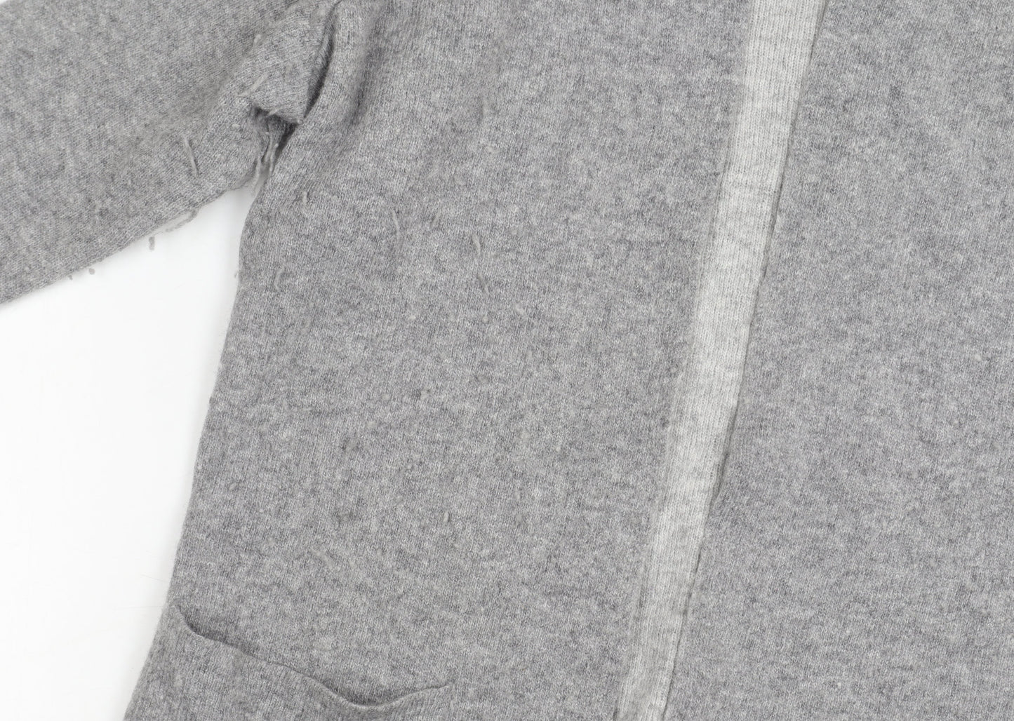 Benedetta B. Women's Grey Cardigan Size S Merino Wool Blend