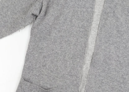Benedetta B Women's Grey Cardigan Size S Merino Wool Blend