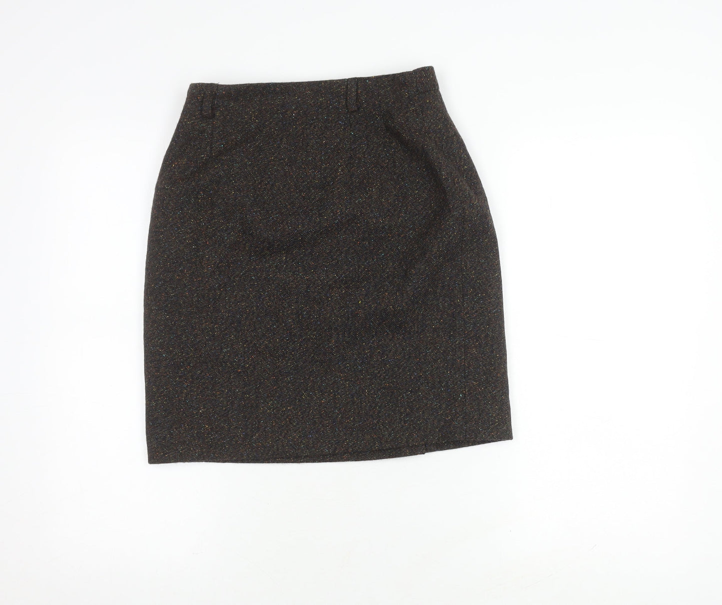 Talbots Women's Brown Wool Straight Skirt Size 6P