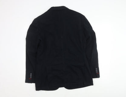 Charles Tyrwhitt Men's Black Blazer, Size 38R, Formal Jacket