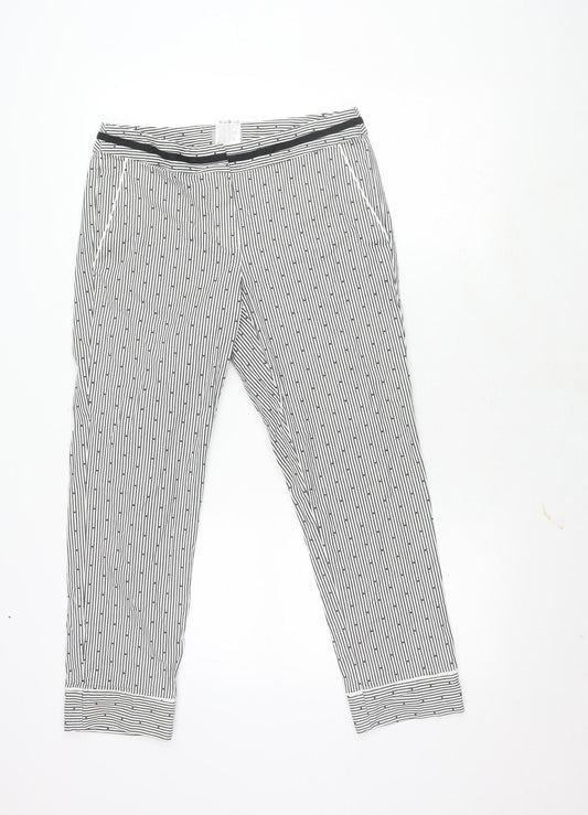 Marella Sport Women's Striped Trousers, Size 10