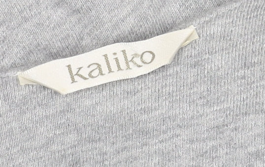 Kaliko Women’s Grey Dress Size 12 Short Sleeve