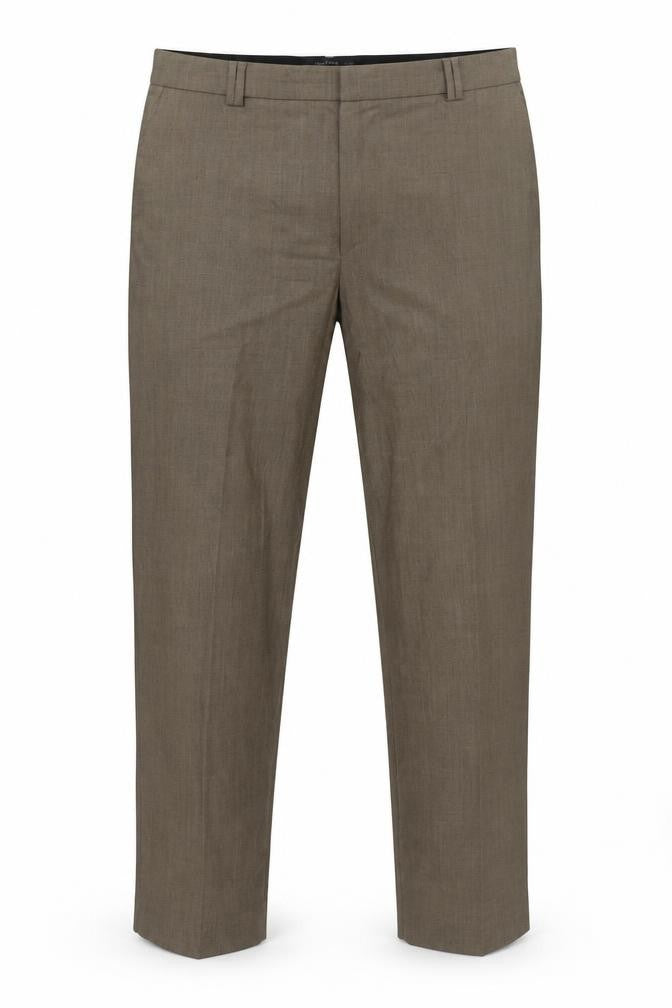 Marks & Spencer Men's Brown Regular Trousers Size 16