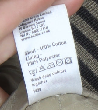 Burton Men's Beige Military Jacket M Casual
