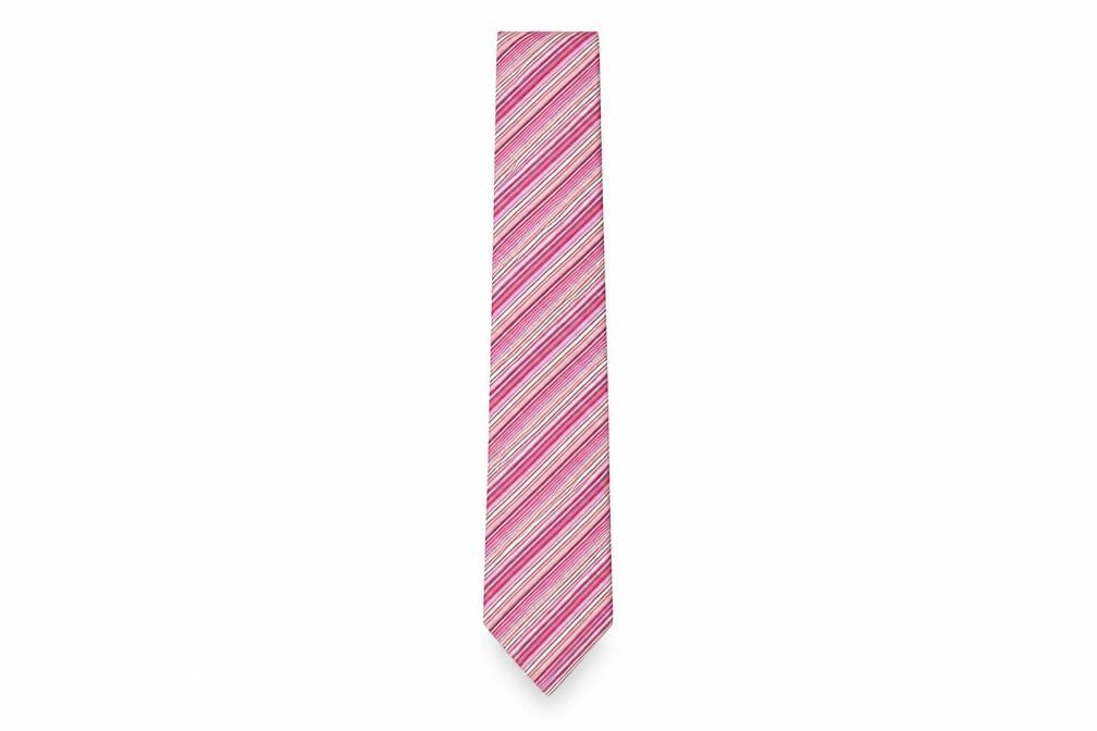 Marks & Spencer Men's Multicoloured Silk Tie, Striped