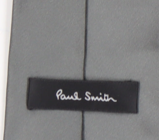 Paul Smith Men's Grey Silk Tie
