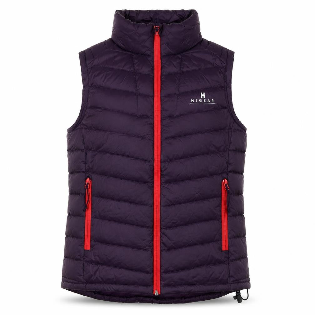 Hi Gear Women's Purple Puffer Waistcoat Size 8