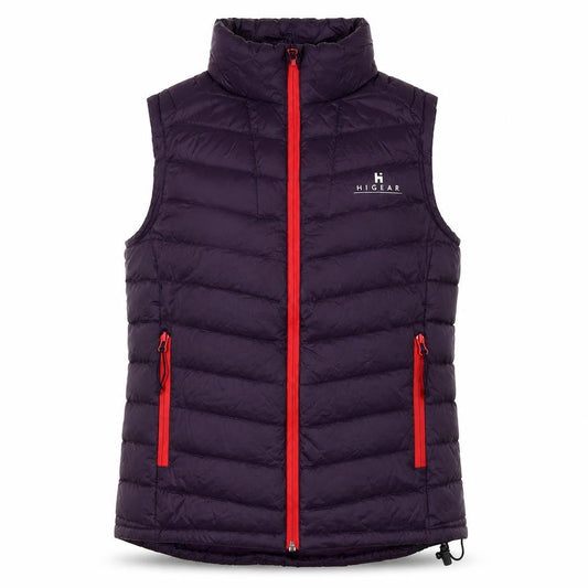 Hi Gear Women's Purple Puffer Waistcoat Size 8