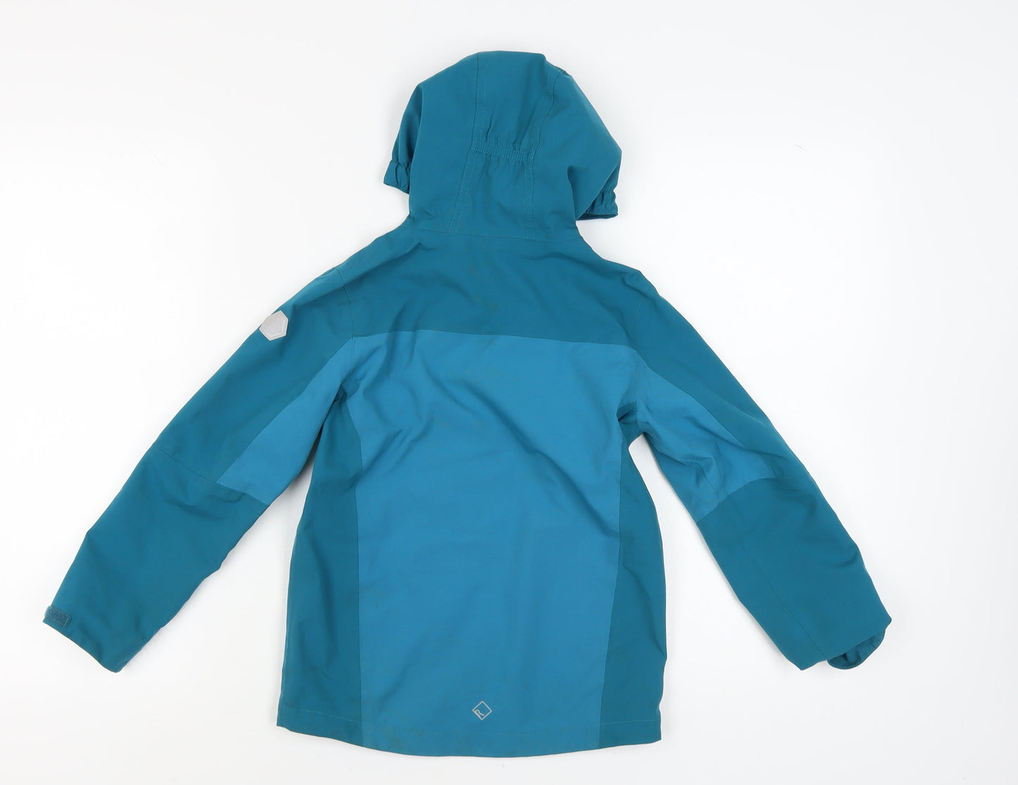 Regatta Girls Blue Waterproof Rain Coat 7-8 Years