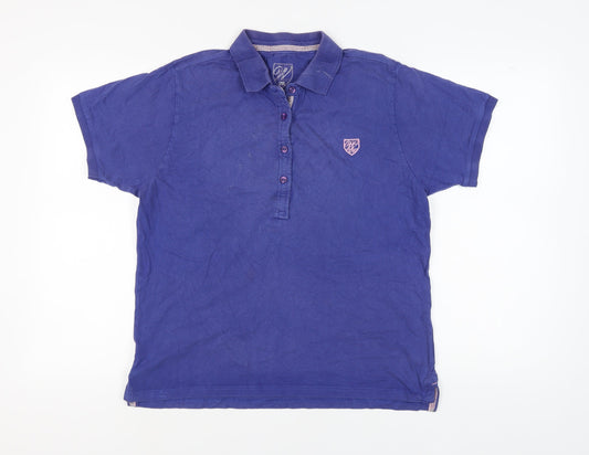 Wolsey Blue Cotton Polo Shirt for 18 Women Regular