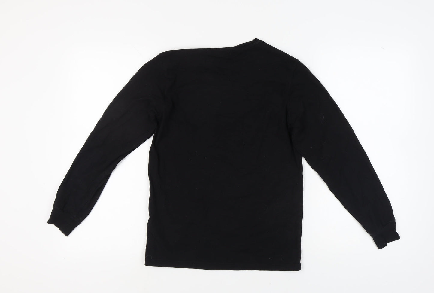 Diesel Boys Black Long Sleeve T-Shirt, 14 Years