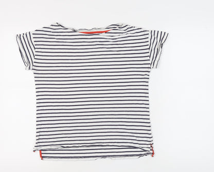 Boden Women's Multicoloured Striped T-Shirt