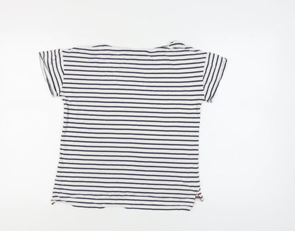 Boden Women's Multicoloured Striped T-Shirt