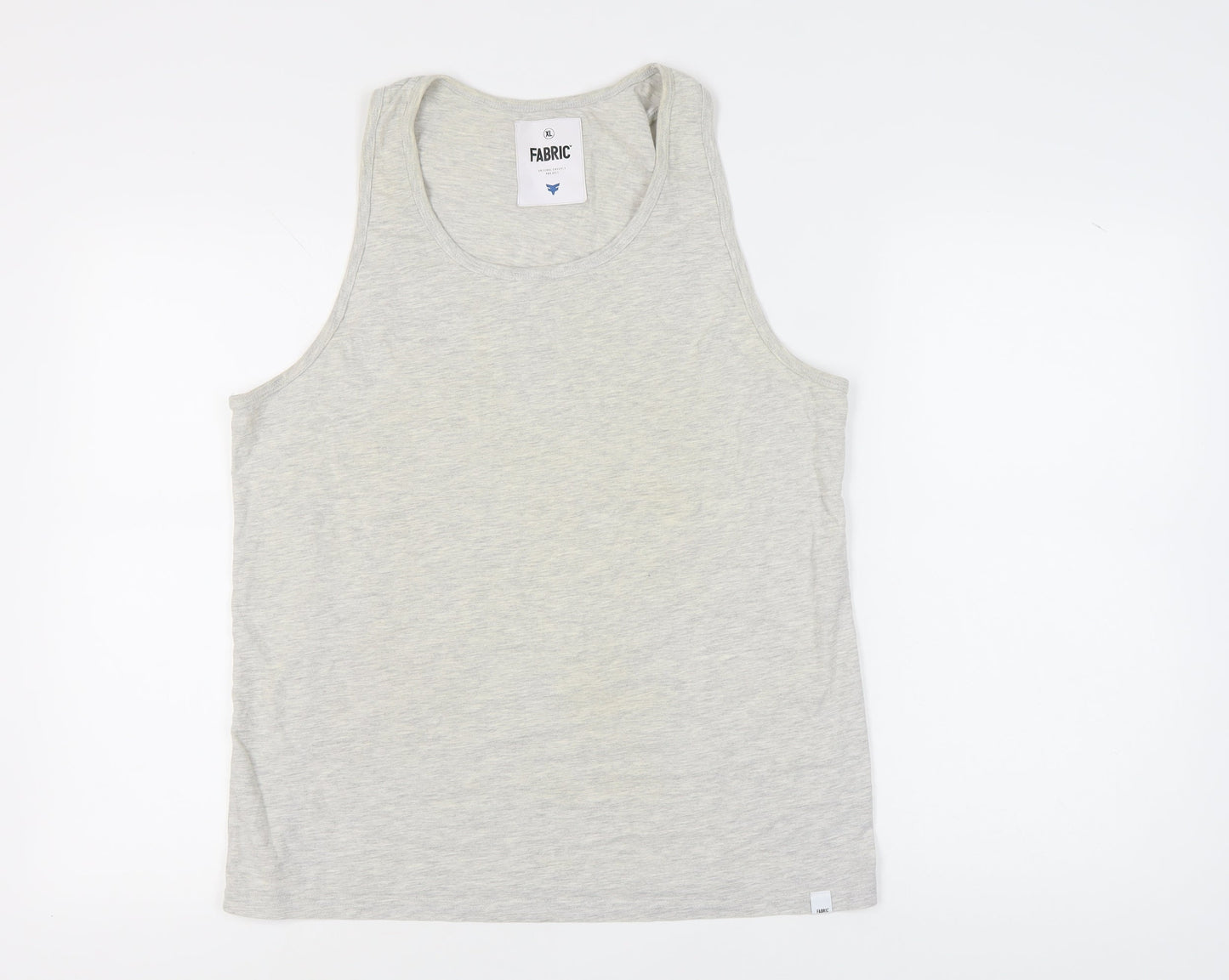 Fabric Men's Grey Sleeveless T-Shirt XL
