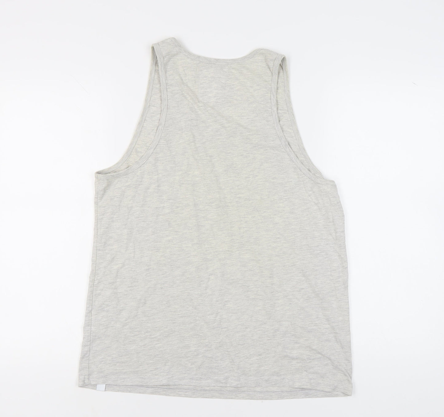 Fabric Men's Grey Sleeveless T-Shirt XL