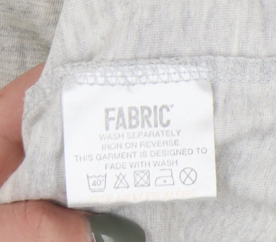 Fabric Men's Grey Sleeveless T-Shirt XL