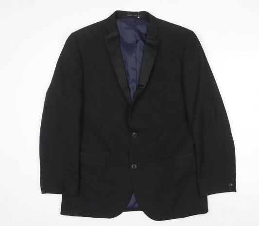 Next Men's Black Blazer Tuxedo Jacket, 42R, Formal Style