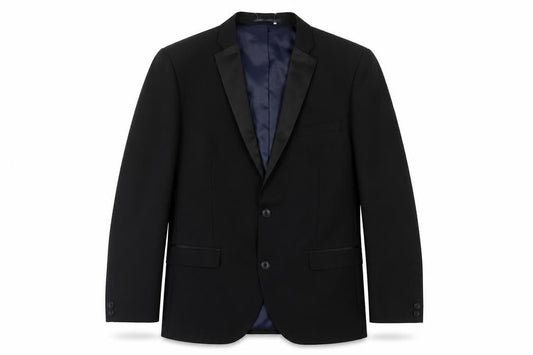 Next Men's Black Blazer Tuxedo Jacket, 42R, Formal Style