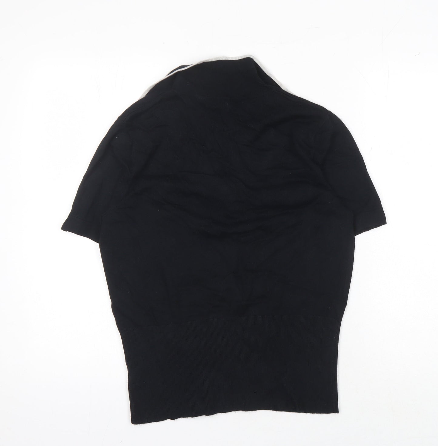 Next Women's Black Polo Shirt Size 16 - Classic Style