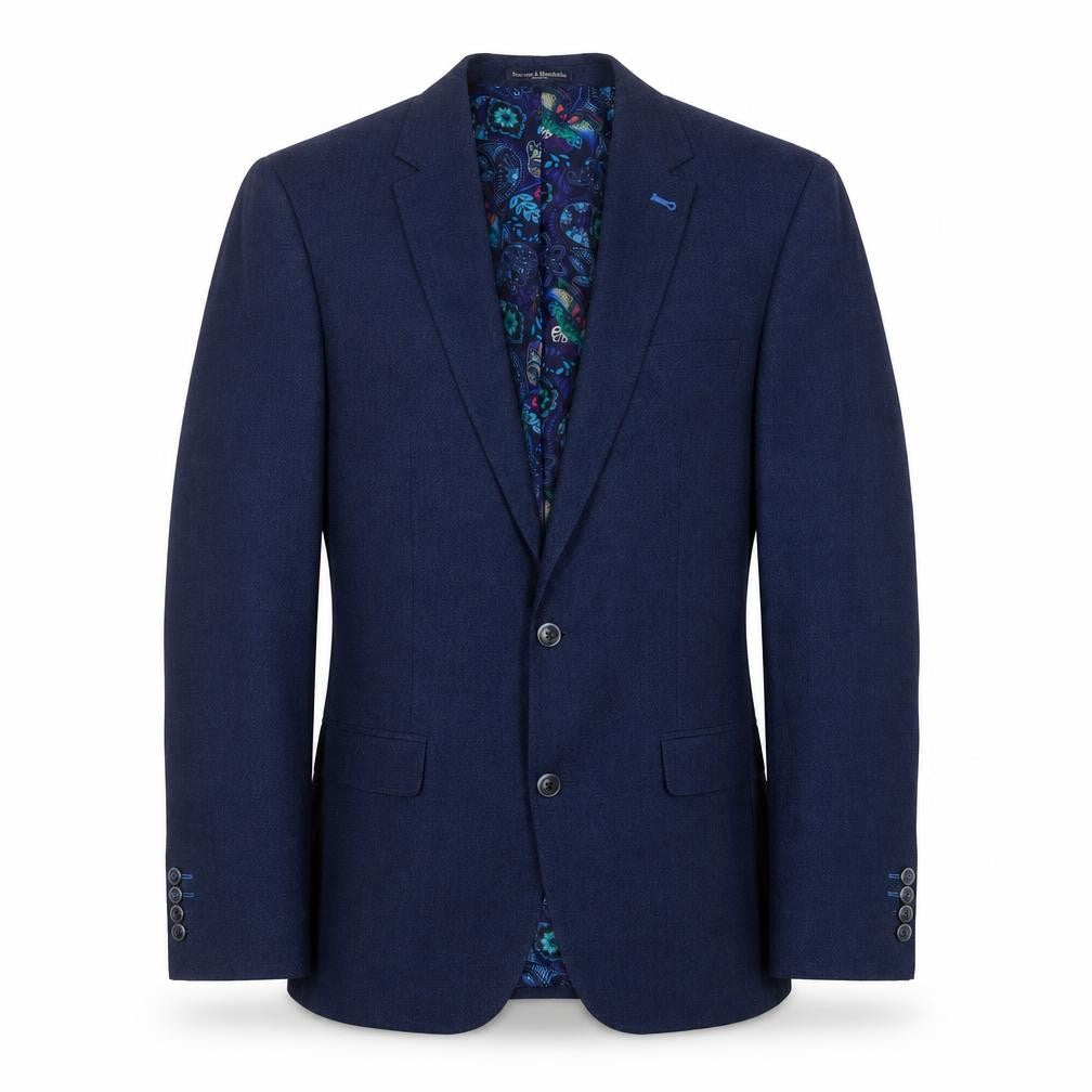 Sawyers & Hendricks Men's Blue Blazer, 40L, Formal Style