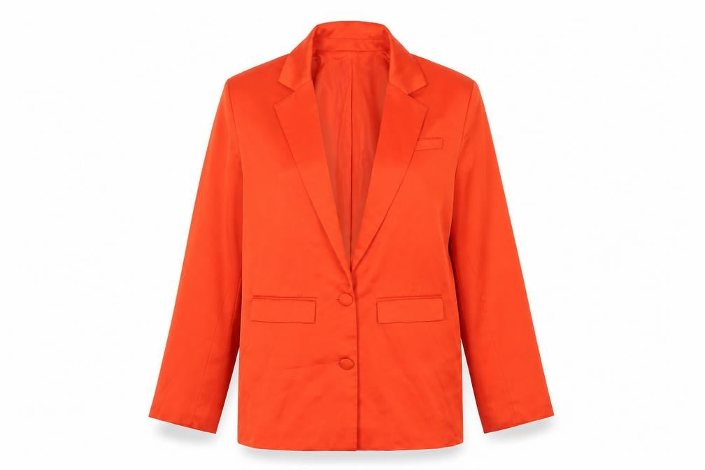 MISSPAP Orange Women's Size 8 Blazer Jacket