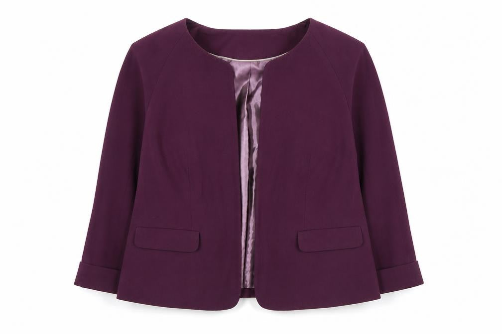 Next Women's Purple Suit Jacket, Size 16, Long Sleeve
