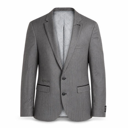 Next Men's Grey Wool Blazer, 38R, Classic Fit