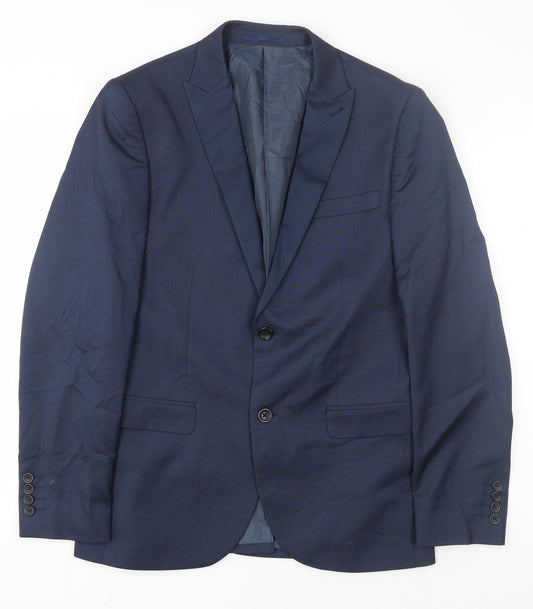 Next Men's Blue Slim Fit Blazer 40R