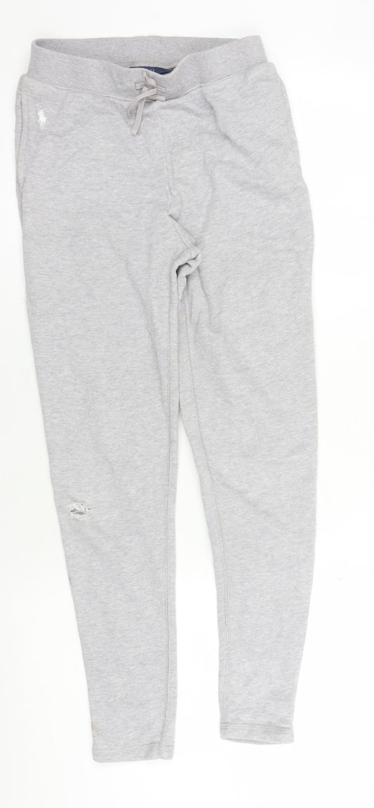 Ralph Lauren Girls Grey Jogger Trousers 12-14 Years