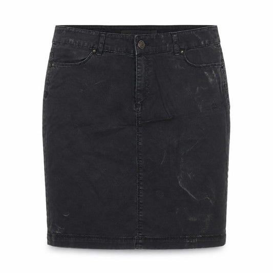 Zara Women's Black Denim Pencil Skirt Knee Length Size 6