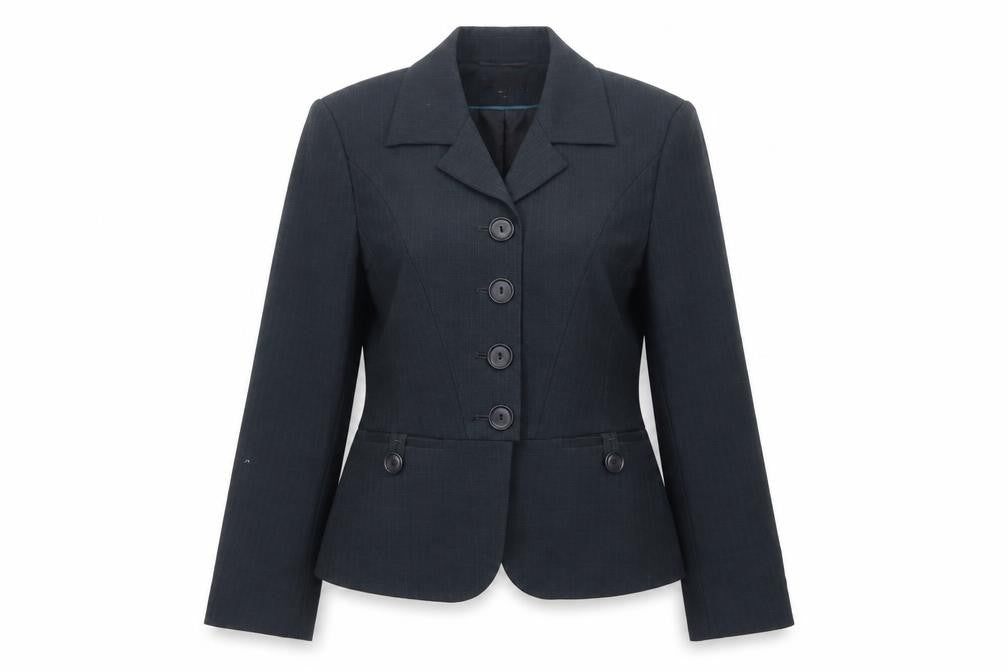 Next Women's Black Suit Jacket Size 12 Regular Fit