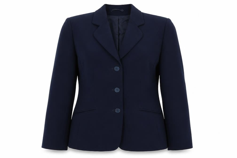 Eastex Women's Blue Suit Jacket - Size 10, Classic Formalwear