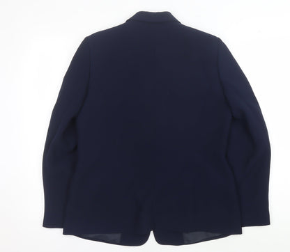 Eastex Women's Blue Suit Jacket - Size 10, Classic Formalwear