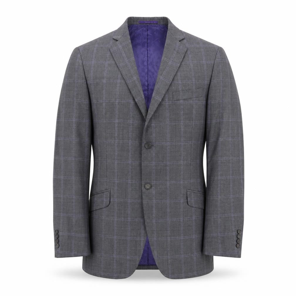 Ted Baker Men's Grey Check Blazer, 42L