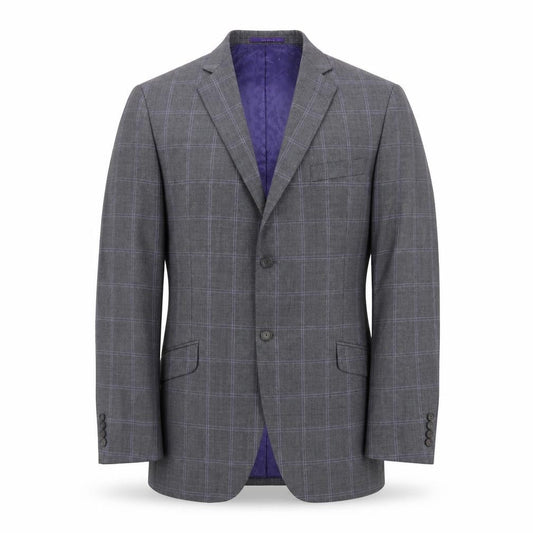 Ted Baker Men's Grey Check Blazer, 42L