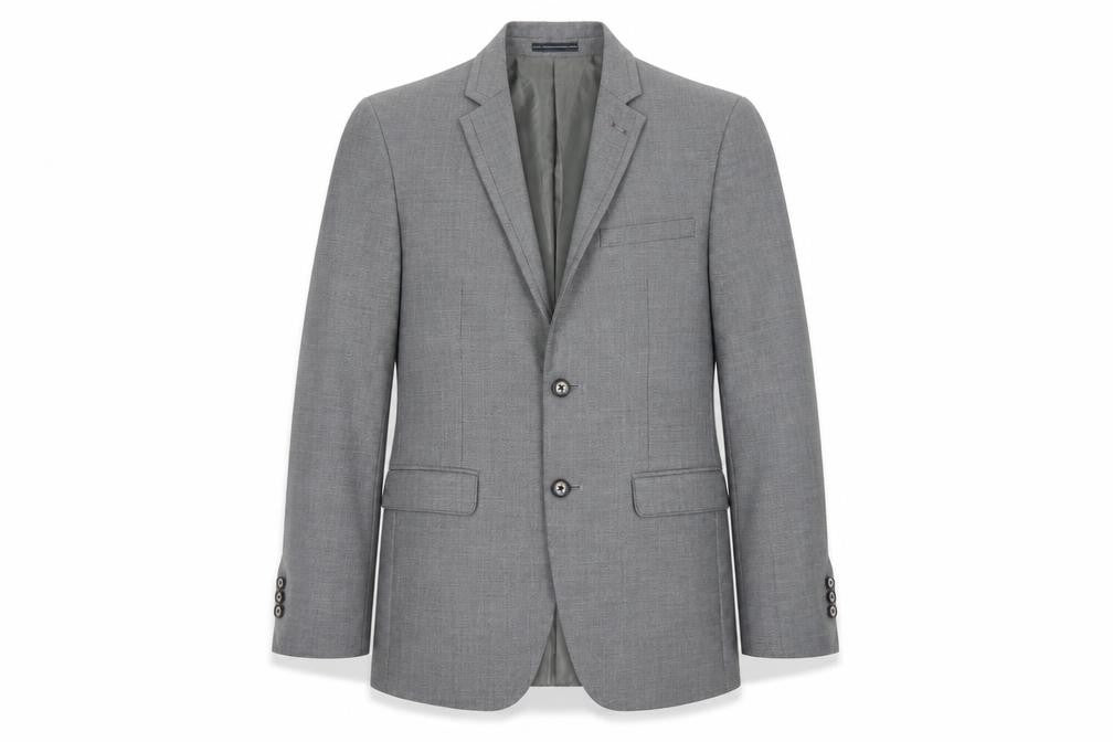 Louis Philippe Grey Suit Jacket Men's Slim Fit 38