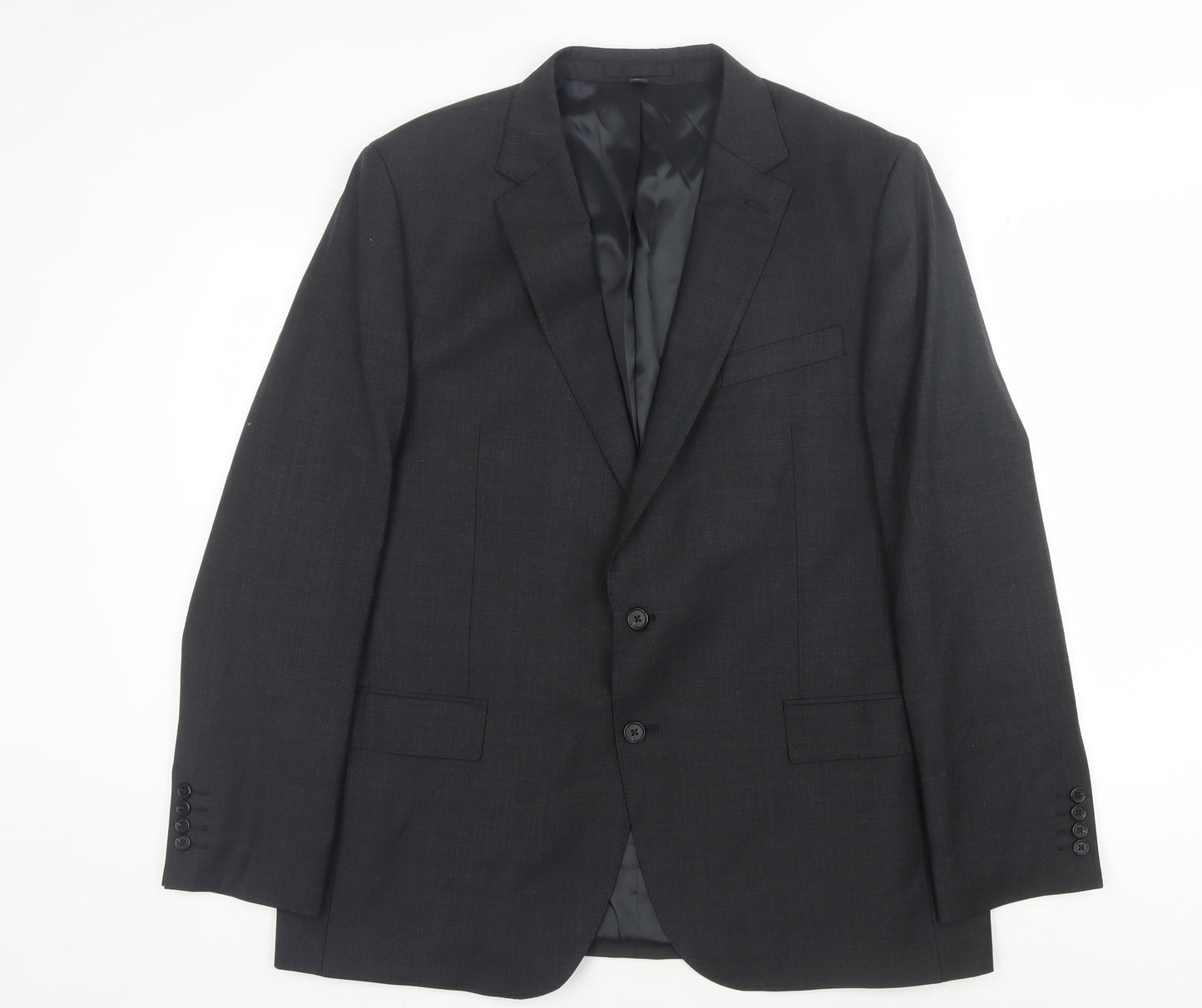 Marks and Spencer Men's Grey Suit Jacket 46R