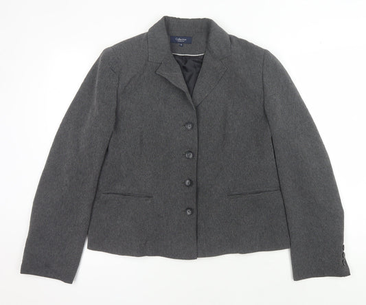 Debenhams Grey Blazer, Women, Size 16, Business Attire