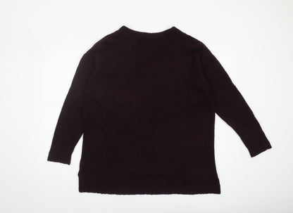 Next Women's Black V-Neck Pullover Jumper Size 14