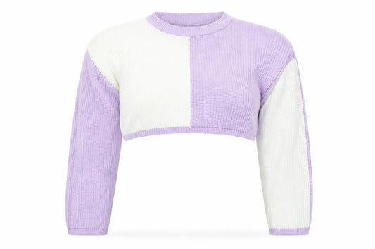 PRETTYLITTLETHING Women's Multicoloured S Pullover Jumper